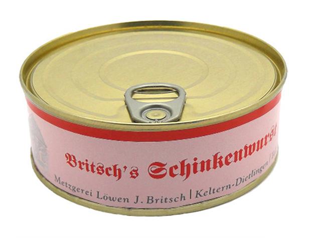 Leckere Büchsenwurst von unerem Partner Metzgerei Jürgen Britsch bei EDEKA Fedele erhältlich.